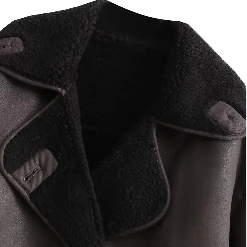 Chaqueta de piel sintética Mireia