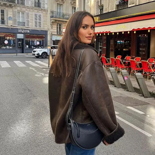 Chaqueta de piel sintética Mireia