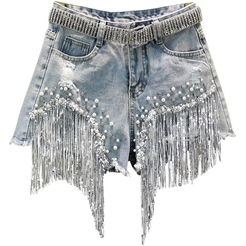 Pantalones cortos vaqueros