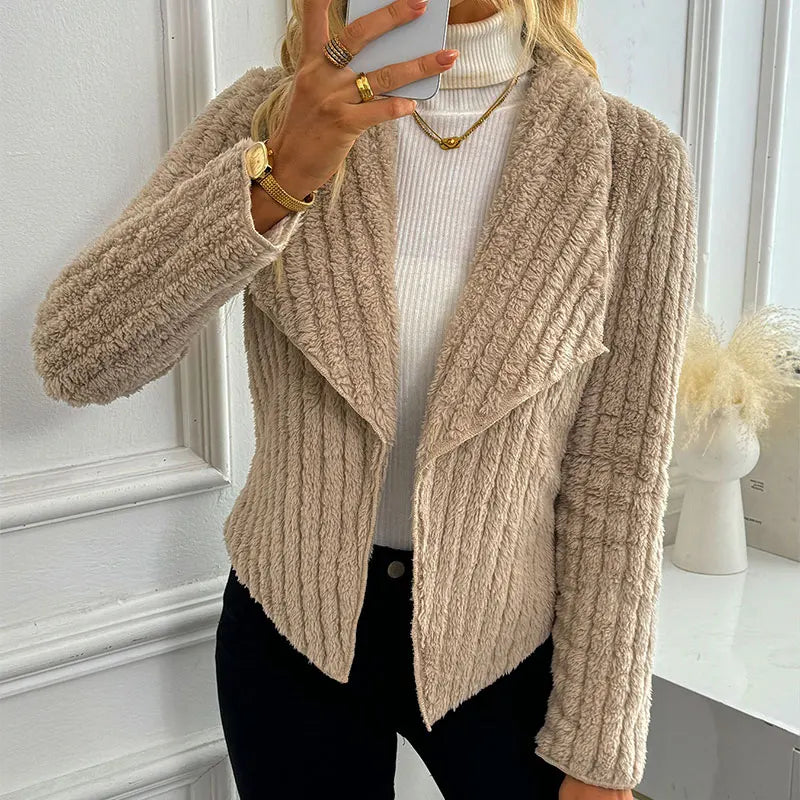 Chaqueta abrigada para mujer