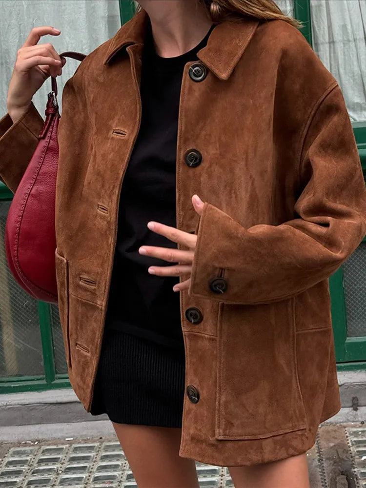 Chaqueta holgada Antonia Brown