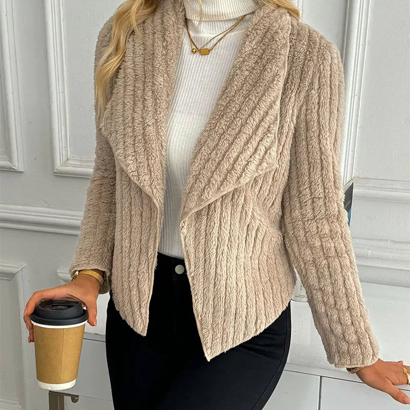 Chaqueta abrigada para mujer