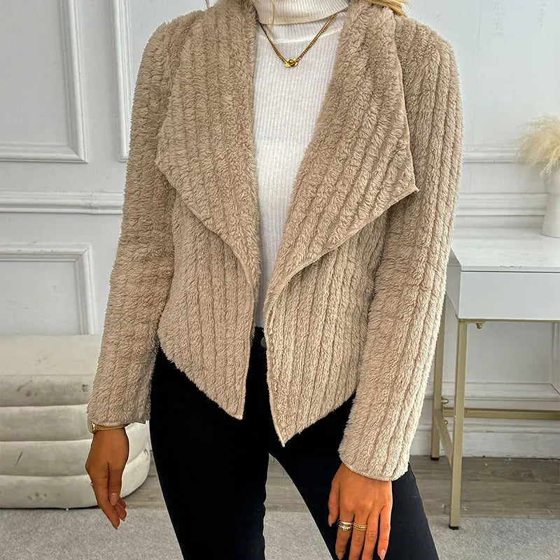 Chaqueta abrigada para mujer