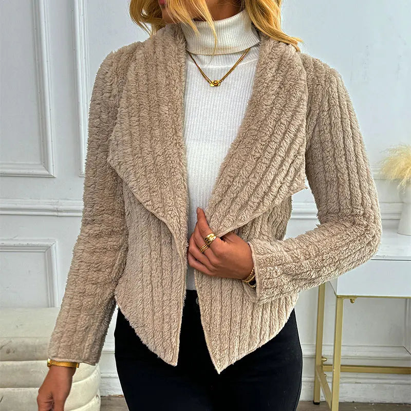 Chaqueta abrigada para mujer