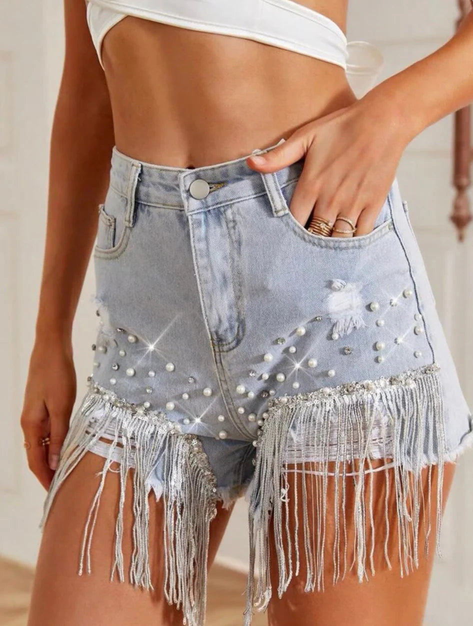 Pantalones cortos vaqueros